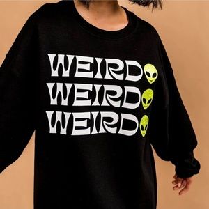 Dressed in LALA Alien Weird Crewneck
